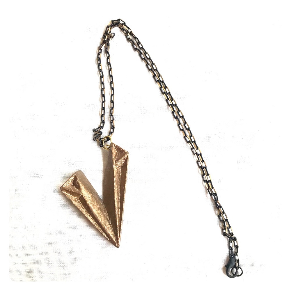 Heart/V Necklace